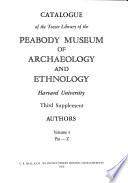 Catalogue: Authors