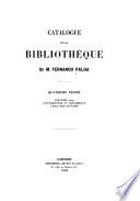 Catalogue de la bibliothèque de m. Fernando Palha: ptie. Histoire (suite), autographes et documents, table des auteurs [no. 3894-4660