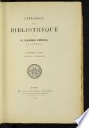 Catalogue de la bibliothèque de Ricardo Heredia, comte de Benahavis