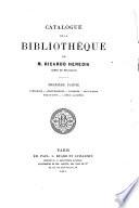 Catalogue de la bibliothèque