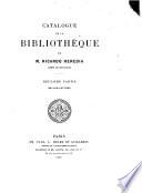 Catalogue de la bibliothèque