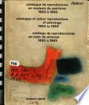 Catalogue de reproductions en couleurs de la peinture de 1860 à ...