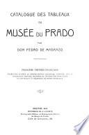 Catalogue des tableaux du Musée du Prado