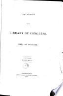 Catalogue of Books Added to the Library of Congress