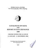 Catalogue of Data