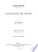 Catalogue of Music