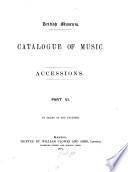 Catalogue of Music