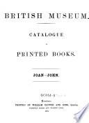 Catalogue of Printed Books