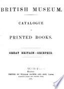 Catalogue of Printed Books