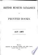 Catalogue of Printed Books