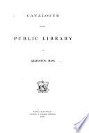 Catalogue of the Library