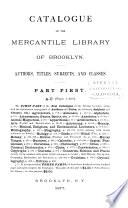 Catalogue of the Mercantile Library of Brooklyn: A-C