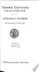 Catalogue of the Officers and Students of Columbia College