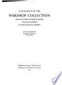Catalogue of the Wardrop Collection and of Other Georgian Books and Manuscripts in the Bodleian Library