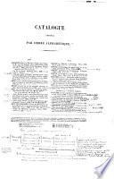 Catalogue par ordre alphabétique des bibliothèques du Palais des Arts à Lyon