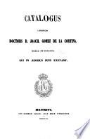 Catalogus librorum doctoris D. Joach