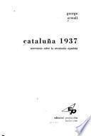 Cataluña 1937