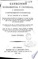 Catecismo fundamental y vniuersal