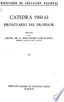 Catedra; Prontuario del Profesor