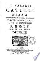 Catulus, Tibullus, Propertius opera