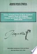 Causa criminal de la real justicia contra Juan de Gabiria, primer poeta de San Luis Potosí, 1606-1610