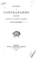 Causa de contrabando seguida en Cobija contra el consul chileno Don José Jonassohn