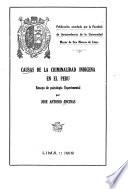 Causas de la criminalidad indígena en el Perú