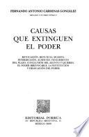 Causas que extinguen el poder