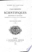 Causeries scientifiques