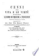 Cenni sulla vita e le virtu di Giovanni Nepomuceno de Tschiderer, vescovo principe di Trento. 2. ed