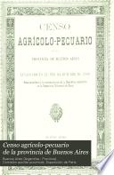 Censo agrícolo-pecuario de la provincia de Buenos Aires