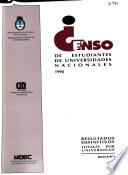 Censo de estudiantes de universidades nacionales, 1994