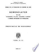 Censo de la poblacion de Espana sugun la inscripcion realizada el 31 de diciembre de 1970