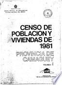 Censo de población y viviendas, 1981