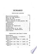 Censo ganadero año 1947
