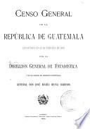 Censo general de la república de Guatemala