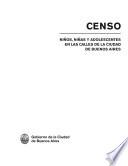 Censo - Niños, niñas y adolescentes en las calles de la Ciudad de Buenos Aires - Ene 2008