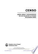 Censo - Niños, niñas y adolescentes en las calles de la Ciudad de Buenos Aires - Jul 2008