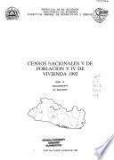 Censos nacionales V de población y IV de vivienda 1992: Chalatenango