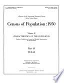 Census of Population: 1950: Characteristics of the population