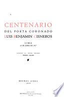 Centenario del poeta coronado Luis Benjamín Cisneros