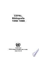 CEPAL, bibliografía 1948-1988