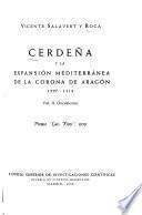 Cerdeña y la expansión mediterránea de la Corona de Aragón, 1297-1314: Documentos