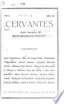 Cervantes; revista mensual ibero-americana