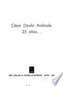 César Dávila Andrade, 25 años--