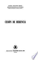 Cesión de herencia