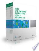 CFA Program Curriculum 2019 Level I Volumes 1-6 Box Set