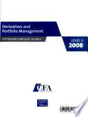 CFA Program Curriculum: Derivatives and portfolio management