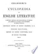 Chambers's Cyclopædia of English Literature