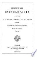 Chambers's Encyclopaedia, a Dictionary of Universal Knowledge for the People